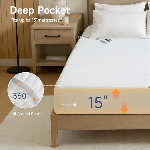 Texciting Heated Mattress Pad King Size-Bed Warmer - Image 4