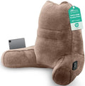 Sasttie Reading Pillow for Bed, Back Pillow for Sitting Up, Light Brown by SASTTIE
