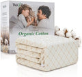 Mattress Protector Waterproof Organic Cotton Blend King Beige by Unknown