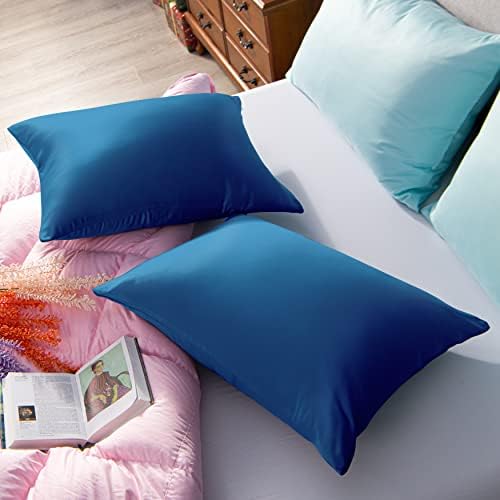 NTBAY King Satin Pillowcases, Royal Blue - Image 5