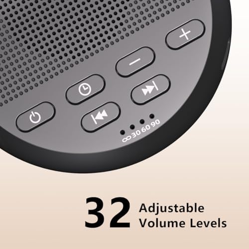 Portable Sound Machine White Noise Machine Nonstop 30 Soothing Sounds - Image 5