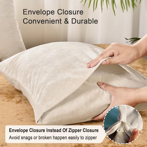 PHF Truly Velvet Pillowcases King Size 20" x 36", No Insert - Image 4
