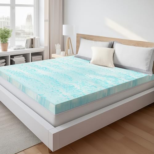 Sweetcrispy Memory Foam Mattress Topper Full, 2 Inch Thick by Sweetcrispy