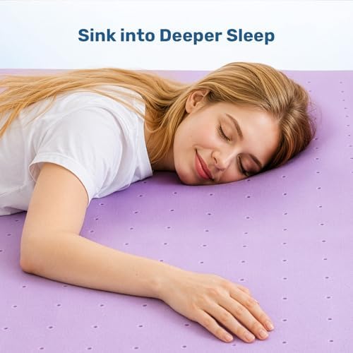 Sweetcrispy Mattress Topper Twin, 4 Inch Cooling Gel Memory Foam Mattress Pad - Image 2