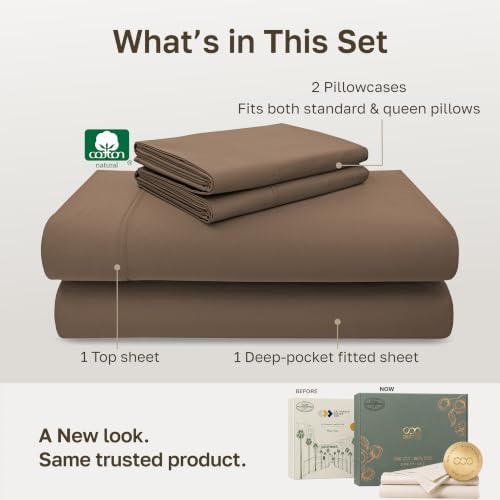 California Design Den Luxury 600 Thread Count Full Size Bed Sheets Set - Image 3