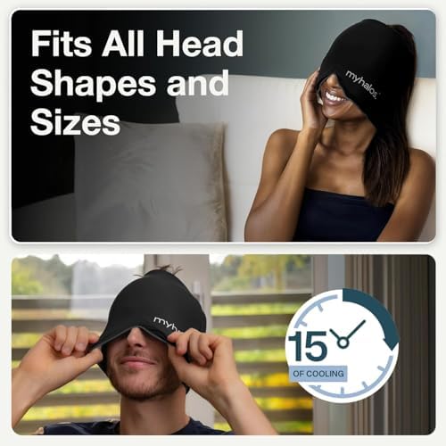 Myhalos® Migraine & Headache Relief Cap, Hot & Cold Ice Wrap - Image 7