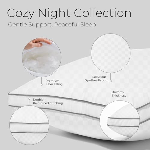 Sweetnight Pillows Queen Size Set of 2, Bed Hotel Pillows, Almohadas para Dormir - Image 3