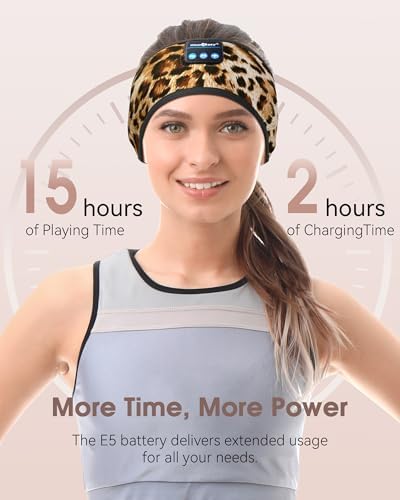 MUSICOZY Sleep Headphones Bluetooth Headband Headphones - Image 4
