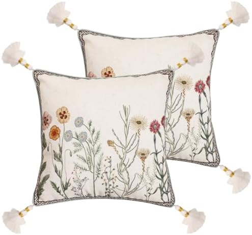 ISAENNE Designer Linen Throw Pillow Cover by Isaennehomedecoration