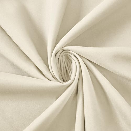 MILVOWOC Brushed Microfiber Body Pillowcases, Ivory Cream, 20x48 Inch - Image 7