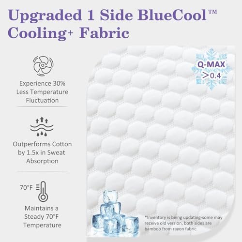 HOMELAB Cooling Adjustable Shredded Memory Foam Pillow, King 20x34, 1 Pack - Image 2