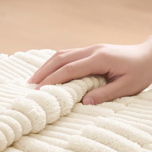 Kevin Textile 12x20 Inch Lumbar Pillow Cover 1 Pack Soft Plush Stripe - Image 2