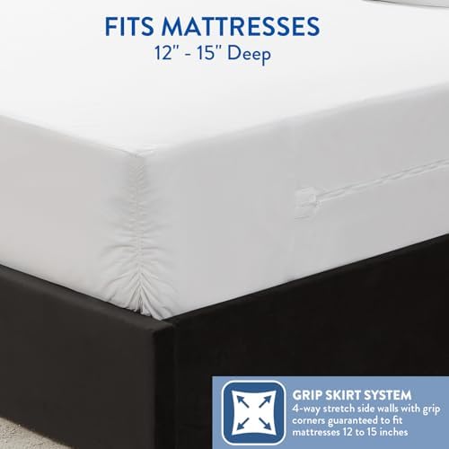 SureFit Full Size Mattress Protector Zippered, 100% Waterproof Encasement - Image 6