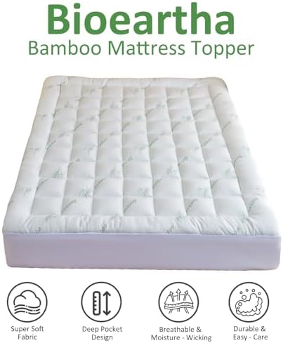 Cooling Mattress Topper California King – Extra Soft Pillow Top Mattress Pad - Image 5