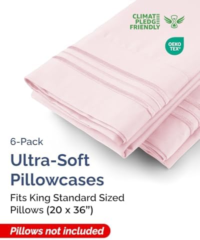 King Standard Pillow Cases Set of 6 - Image 2