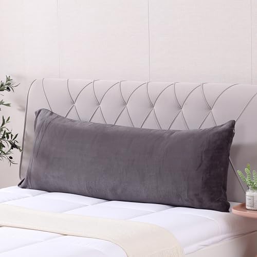evolive Plush Body Pillow Cover 21"x54", Hidden Zipper by EVOLIVE