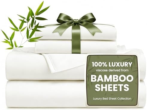 Love's cabin 3 Piece Twin XL Sheet Set, 100% Rayon Derived from Bamboo by Lovescabin
