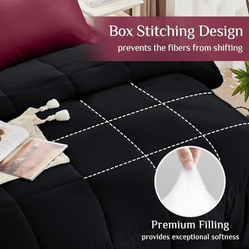 JOLLYVOGUE California King Comforter Set, Ultra-Soft Bed in a Bag 7 Pieces - Image 3
