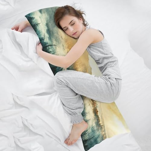 Foggy Mountain Body Pillow Cover Pillowcase - Image 7