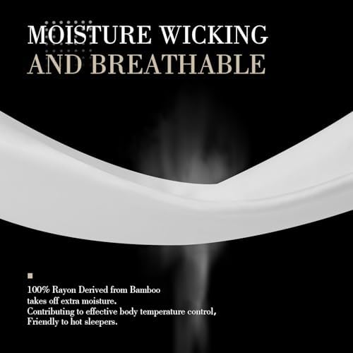WishSmile Standard Pillow Cases Cooling Pillowcases Set of 2 Breathable Cool - Image 5