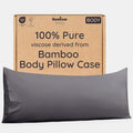 Bambaw 100% Viscose Derived from Bamboo Body Pillow Case 20x54, Silky Smooth & by Bambaw