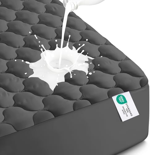 Waterproof Queen Mattress Protector, Mattress Pad fits Upto 16" Deep Pocket by UTOPIABEDDING