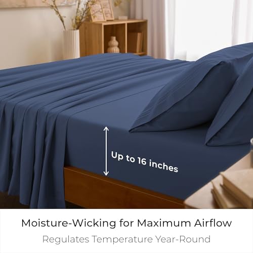 Mellanni Iconic 4-Piece Microfiber Sheet Set - Image 4