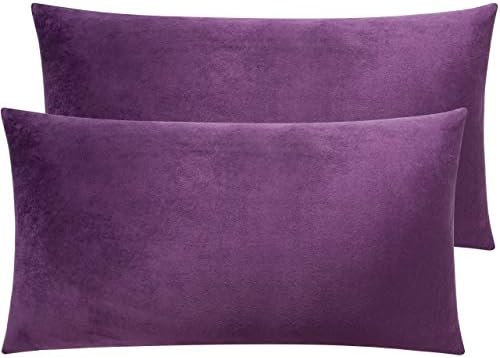 NTBAY King Velvet Pillowcases by NTBAY
