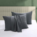 100% Egyptian Cotton Pillow Protectors Set of 2 King Size by ShunjieHome