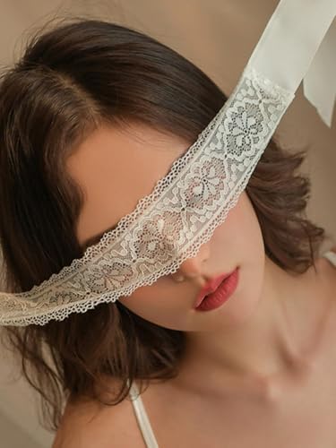Mysterious Lace Masquerade Mask Sexy Blindfold Hollow Flower Lace Mask - Image 2