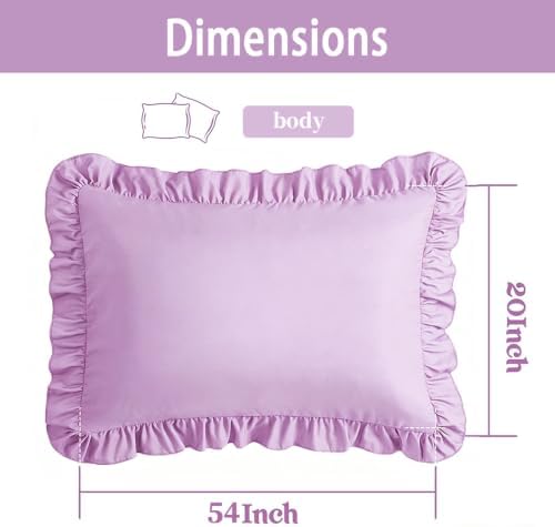 Ruffle Body Pillow Pillowcase - Image 2