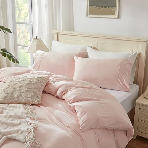 H HOUSEHOLD 100% Jersey Knit Cotton King Size Pillowcases Set of 2, Super Soft - Image 2