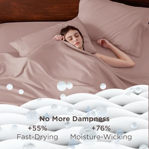 Bedsure Deep Pocket Twin Sheets Set - Image 3