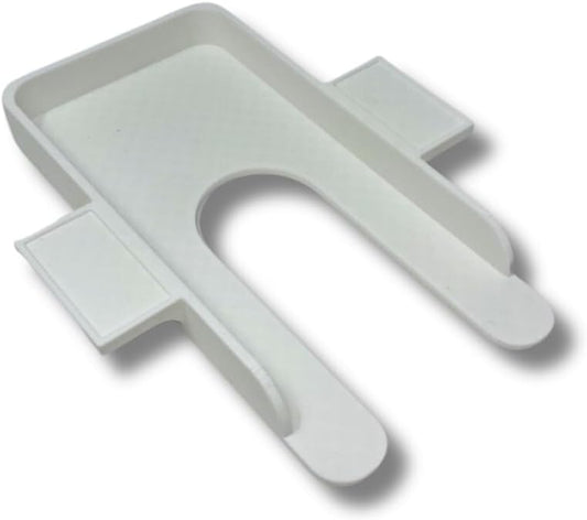 Chatelet Under Desk Phone Holder with Adhesive – Hidden Smartphone Mount for Office or Home Desk – Stick-On Organizer for Focus & Productivity – Fits Most Phones (White)