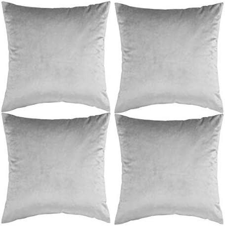 GIGIZAZA Decorative Throw Pillow Covers 18 x 18, Sofa Cushion Grey Pillow Covers by GIGIZAZAFocusingonhomedecoration