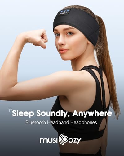MUSICOZY Sleep Headphones Bluetooth Headband Headphones - Image 3
