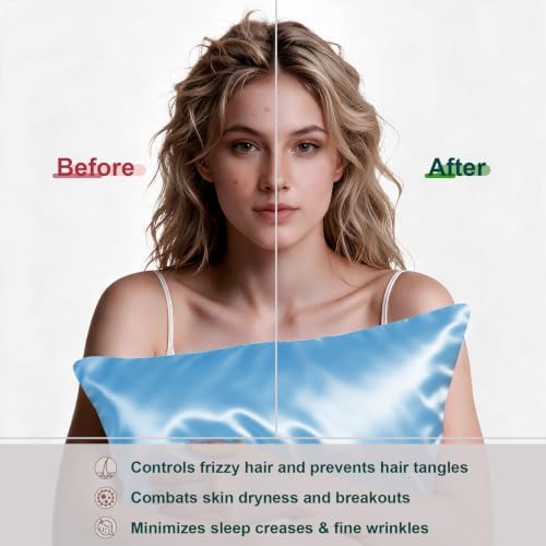 LYSHIN Silk Pillow Cases 2 Pack Queen Size - Image 4