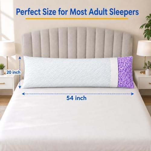 WISHSMILE Cooling Shredded Memory Foam Body Pillows - Image 6