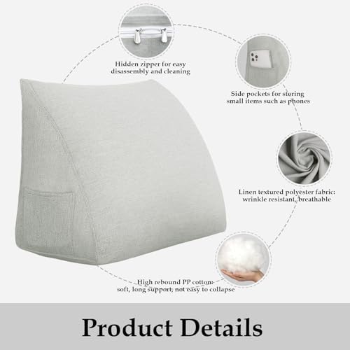Wedge Headboard Pillow, Headboard Wedge Pillow - Image 3
