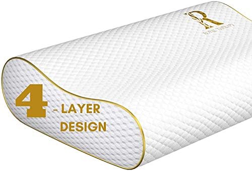 4-Layer Queen, Contour Pillow, Side Sleeper, Orthopedic, Neck Support, Pillow - Image 3