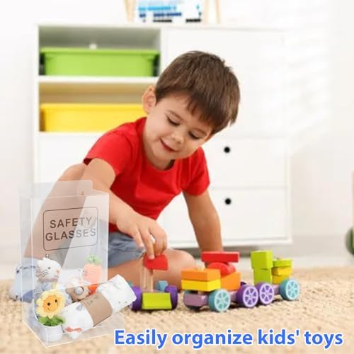 Acrylic Safety Glasses Dispenser，Clear Wall-Mount or Stand Organizer - Image 3