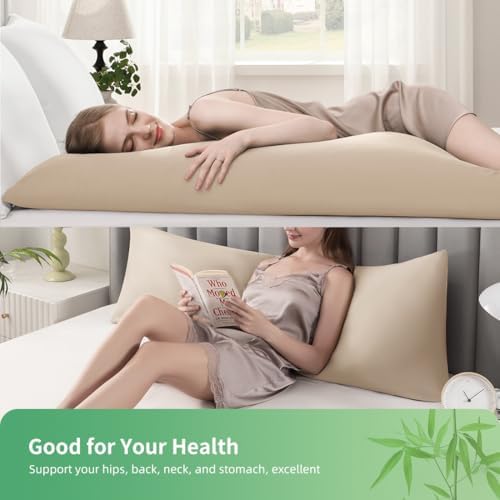 Body Pillowcase, Cooling Viscose from Bamboo Pillow Cover - Image 2