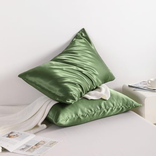 NTBAY 12 Pack Satin Queen Pillowcases - Image 2