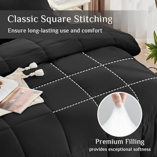 JOLLYVOGUE California King Comforter Set, Ultra-Soft Bed in a Bag Cal King Size - Image 3