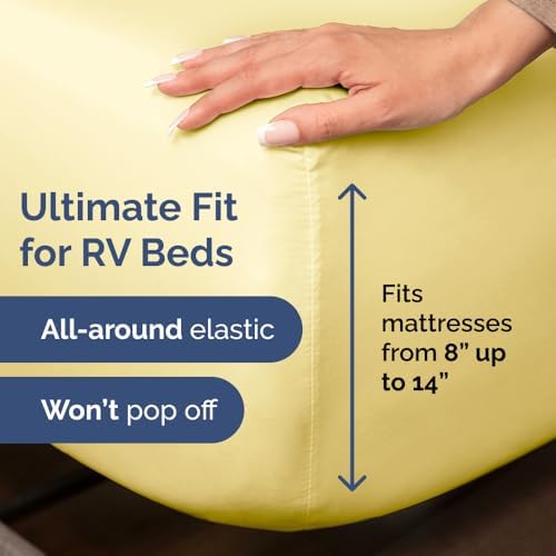 Short Queen Size 4 Piece Bed Sheet Set - Image 3