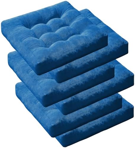 Floor Pillows Set of 6, Large Meditation Cushion by DegreesofComfort