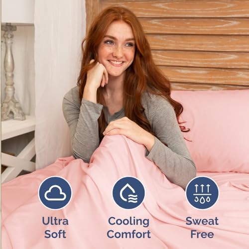Short Queen Size 4 Piece Bed Sheet Set - Image 4