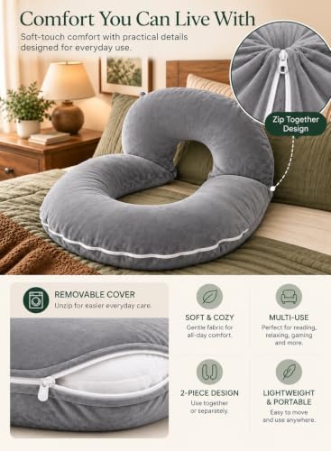 INSEN Reading Pillow, Back Pillow - Image 6
