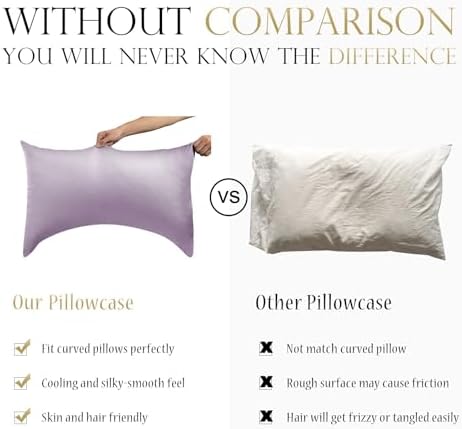 ELIBABA Cooling Bamboo Side Sleeper Pillowcase, King Size, 20 x 36 Inches - Image 2