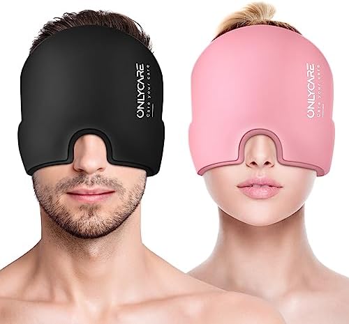 ONLYCARE 2 Pack Migraine Relief Cap, Headache Relief Cap by ONLYCARELLC